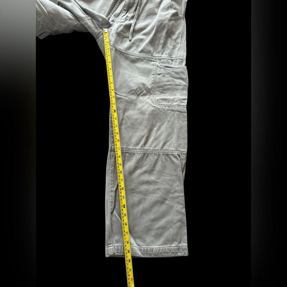 Y2K Enyce Cargo Pants Mens 34 Beige Baggy Workwear Skater Wide Leg EUC - Picture 4 of 7